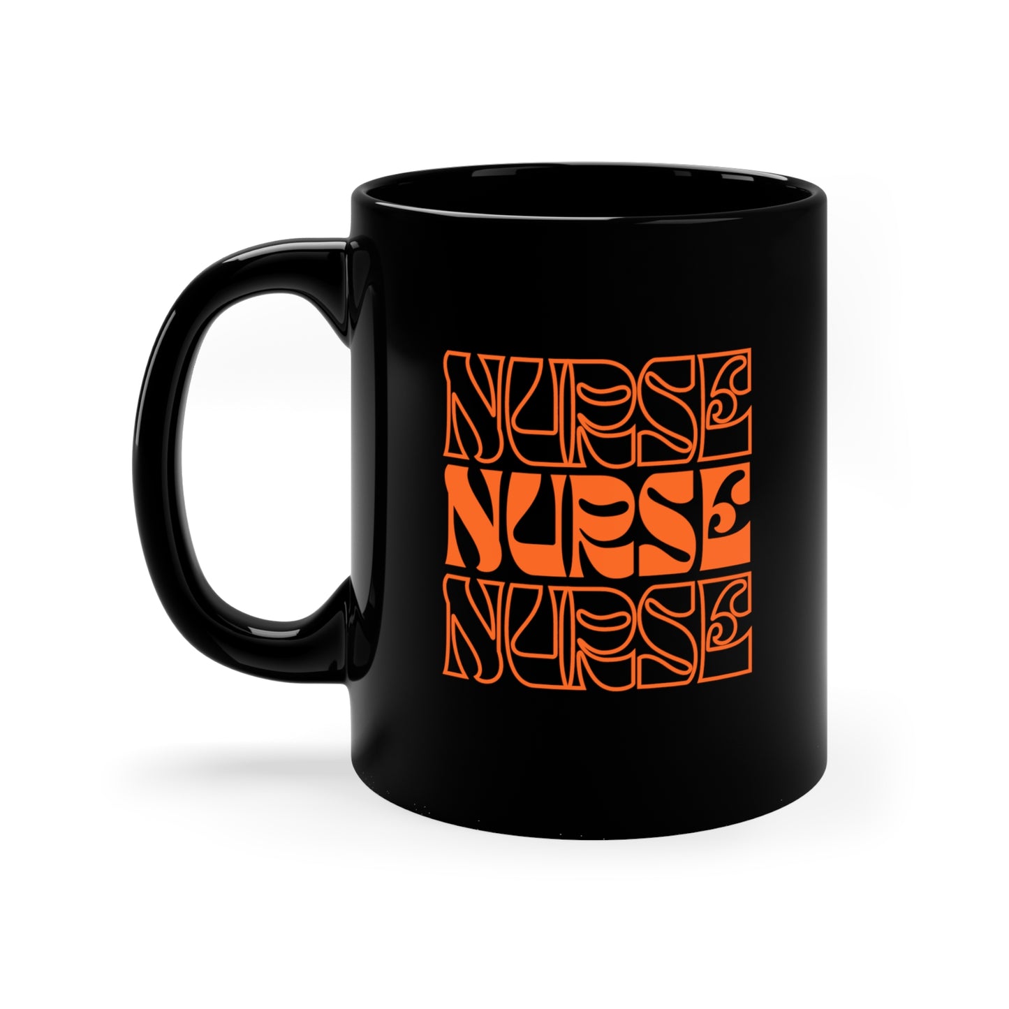 Nurse Black Mugs