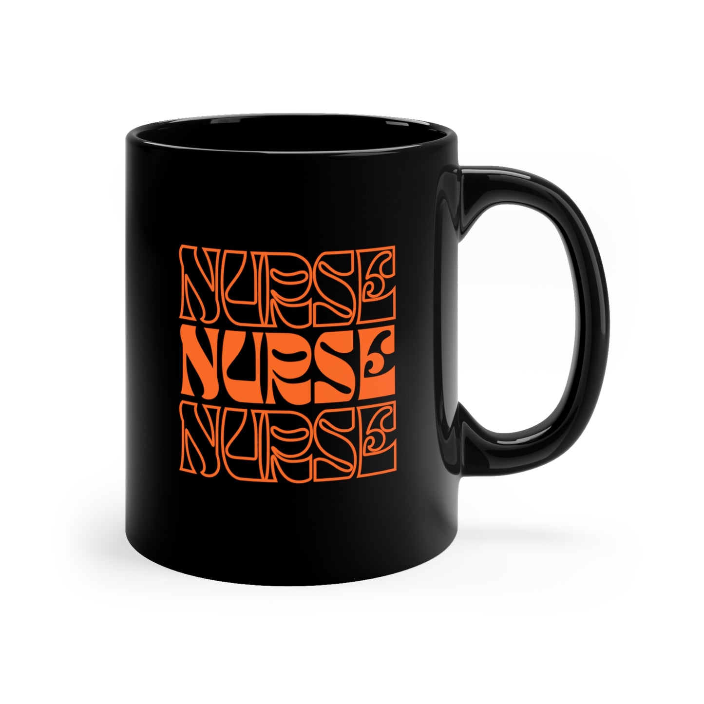 Nurse Black Mugs