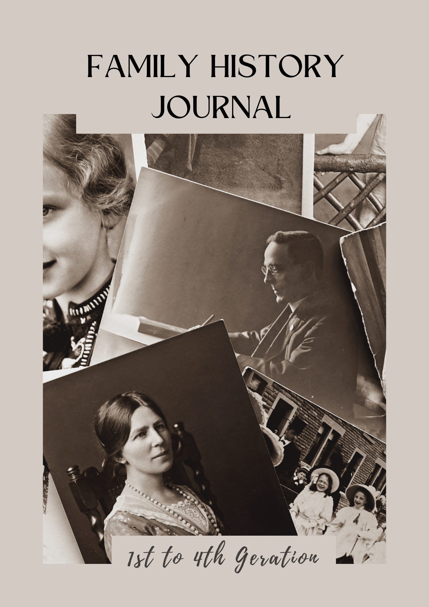 Family Story JOURNAL - 1st to 4th Geration (PRINTABLE)