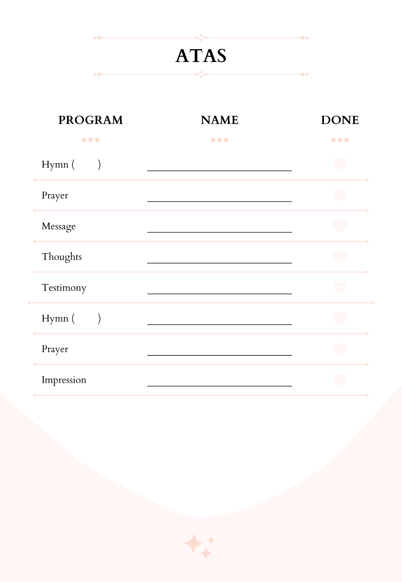 Family Home Evening Planner (PRINTABLE)