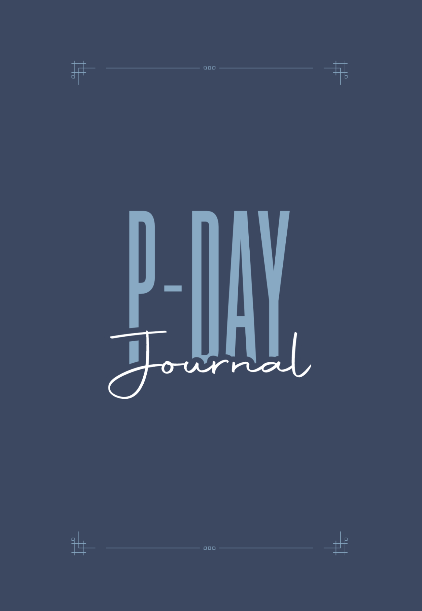 MISSIONARY P-DAY Journal (PRINTABLE)