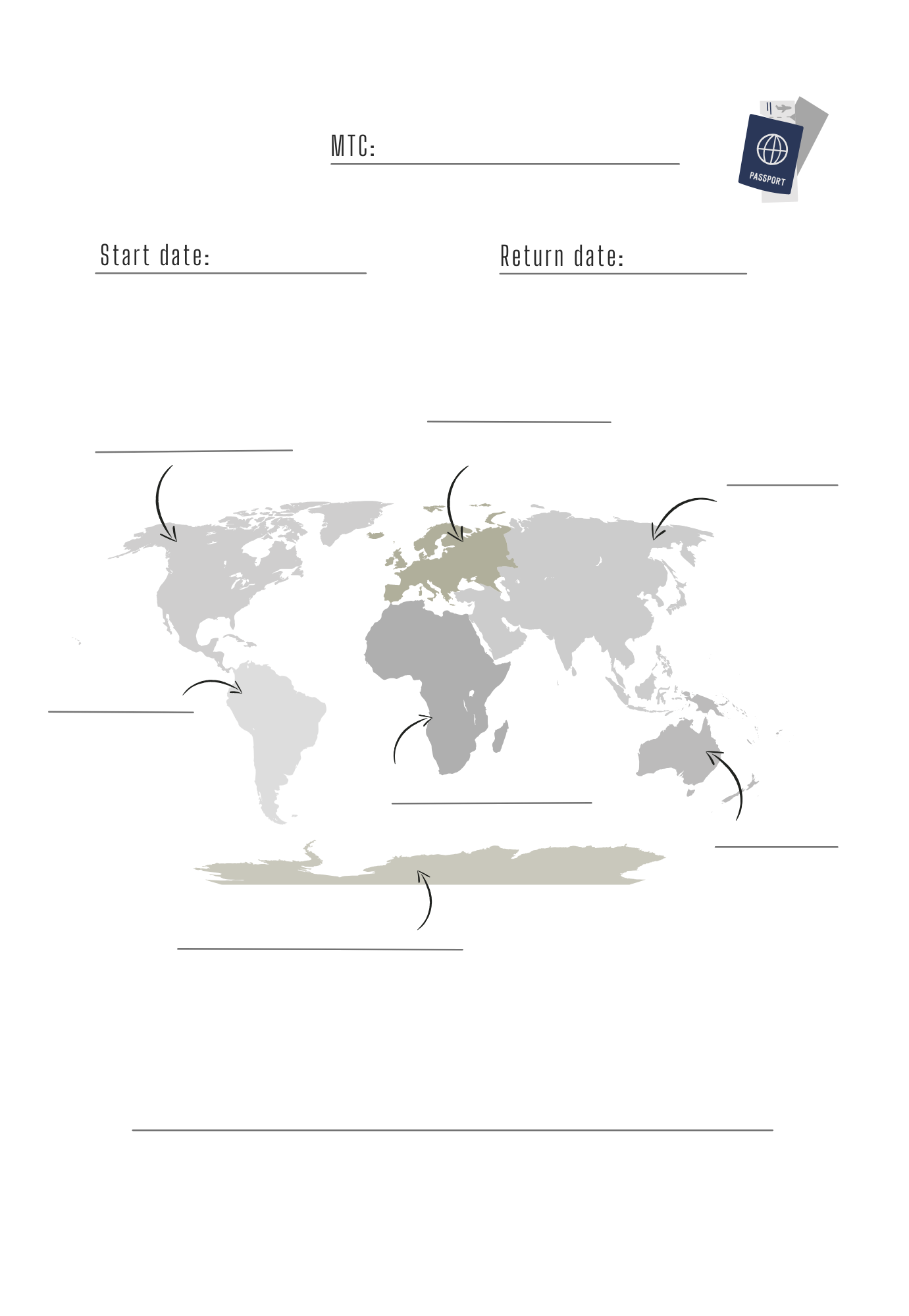 LDS Elder Missionary Planner (PRINTABLE)