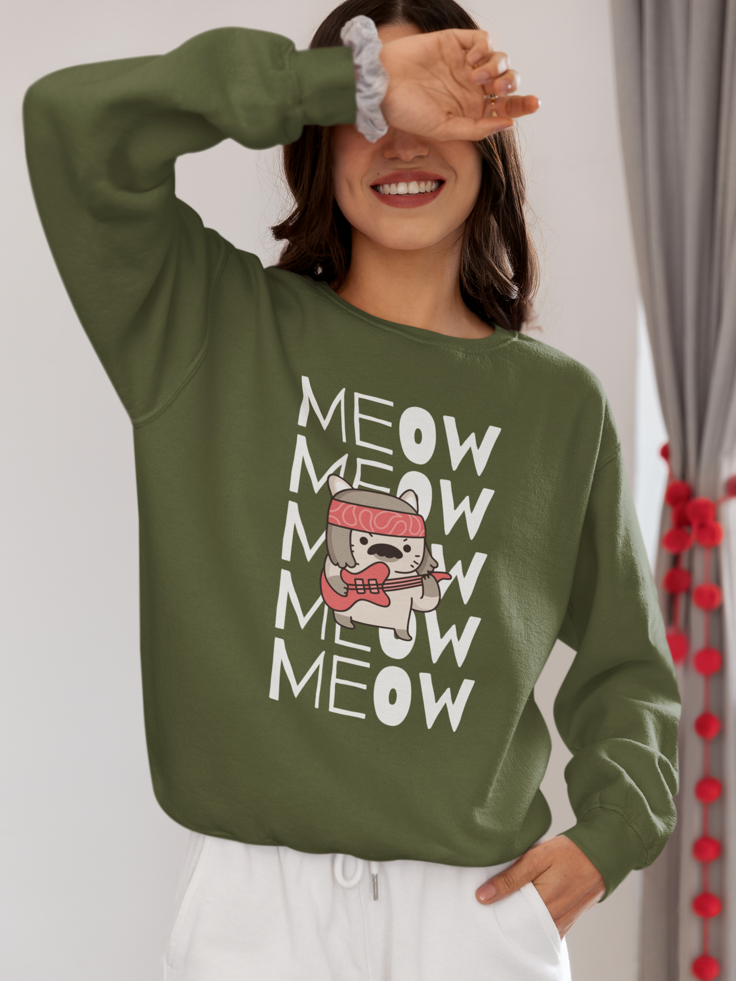 MEOW (Unisex Sweatshirt) -2 available models)