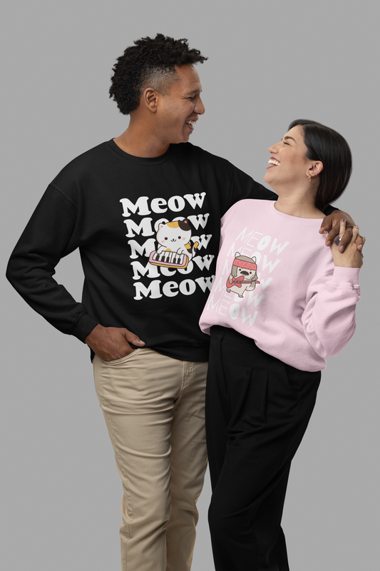 MEOW (Unisex Sweatshirt) -2 available models)