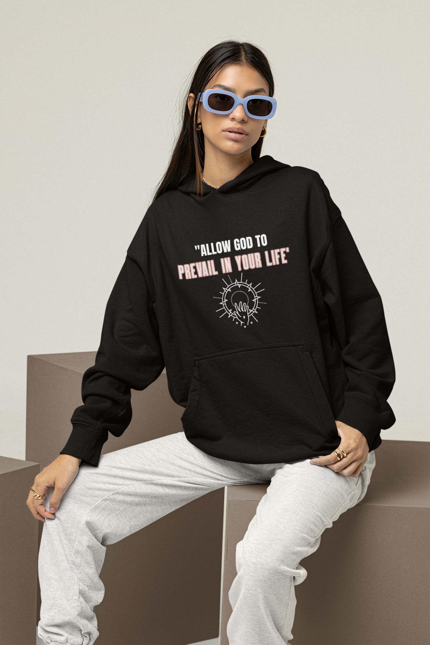 "ALLOW GOD TO PREVAIL IN YOUR LIFE" (Unisex Hoodie)
