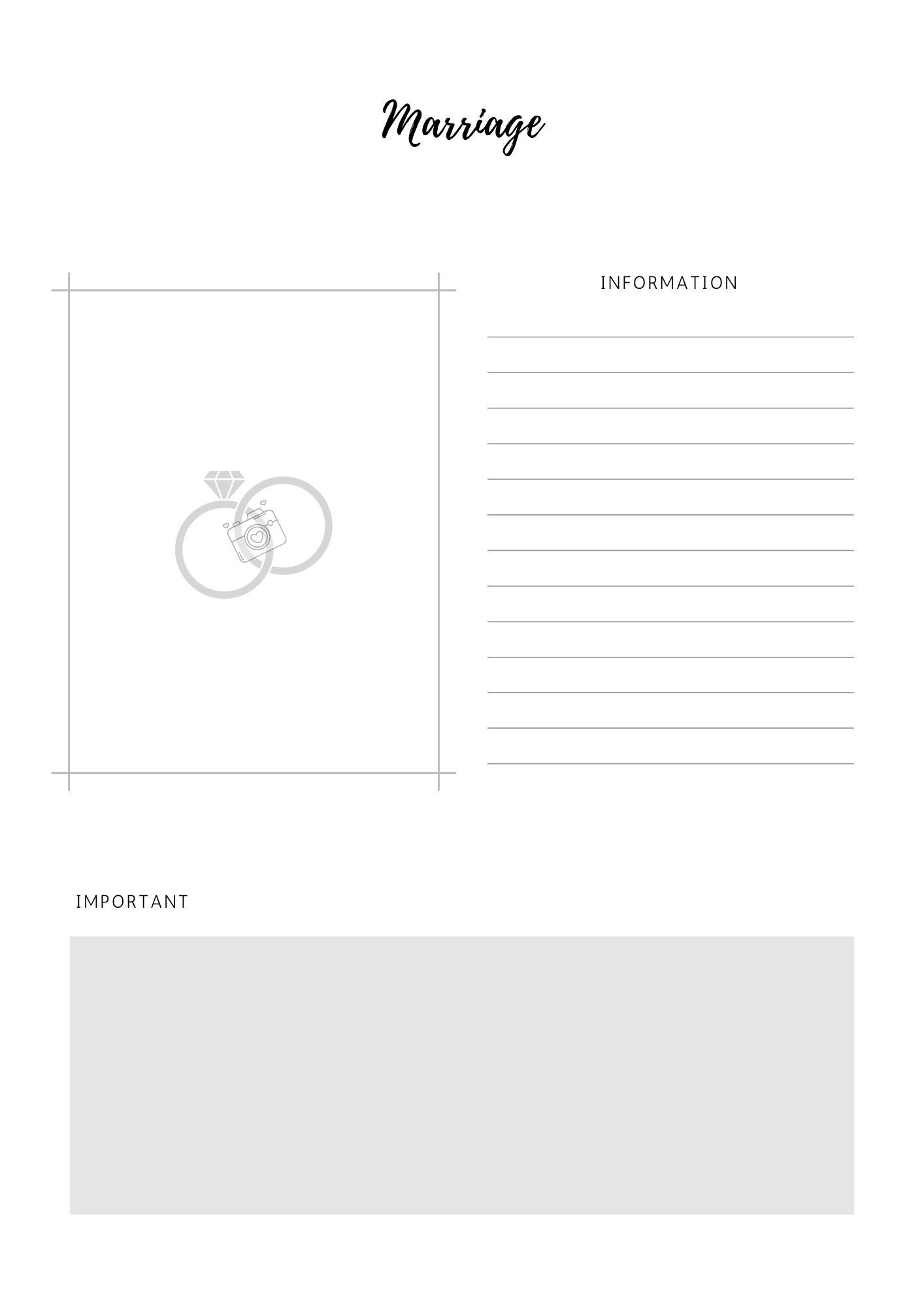 Family Story JOURNAL - 1st to 4th Geration (PRINTABLE)